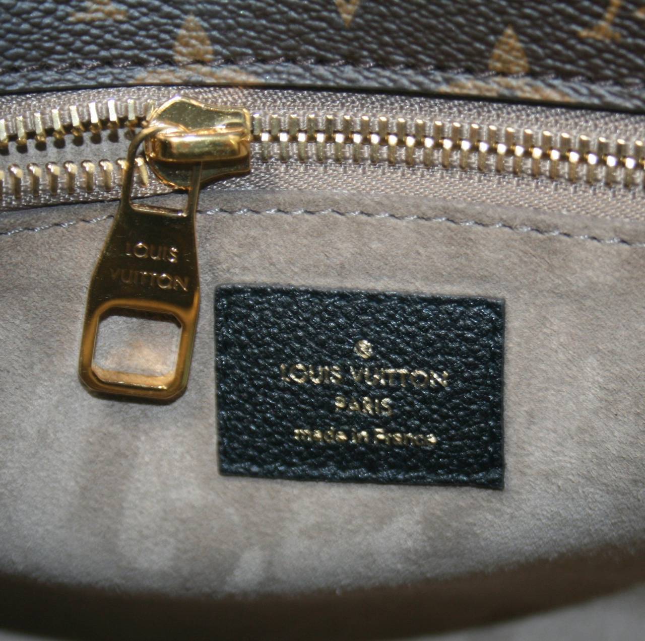 Louis Vuitton Noir Monogram  W Tote Bag 4