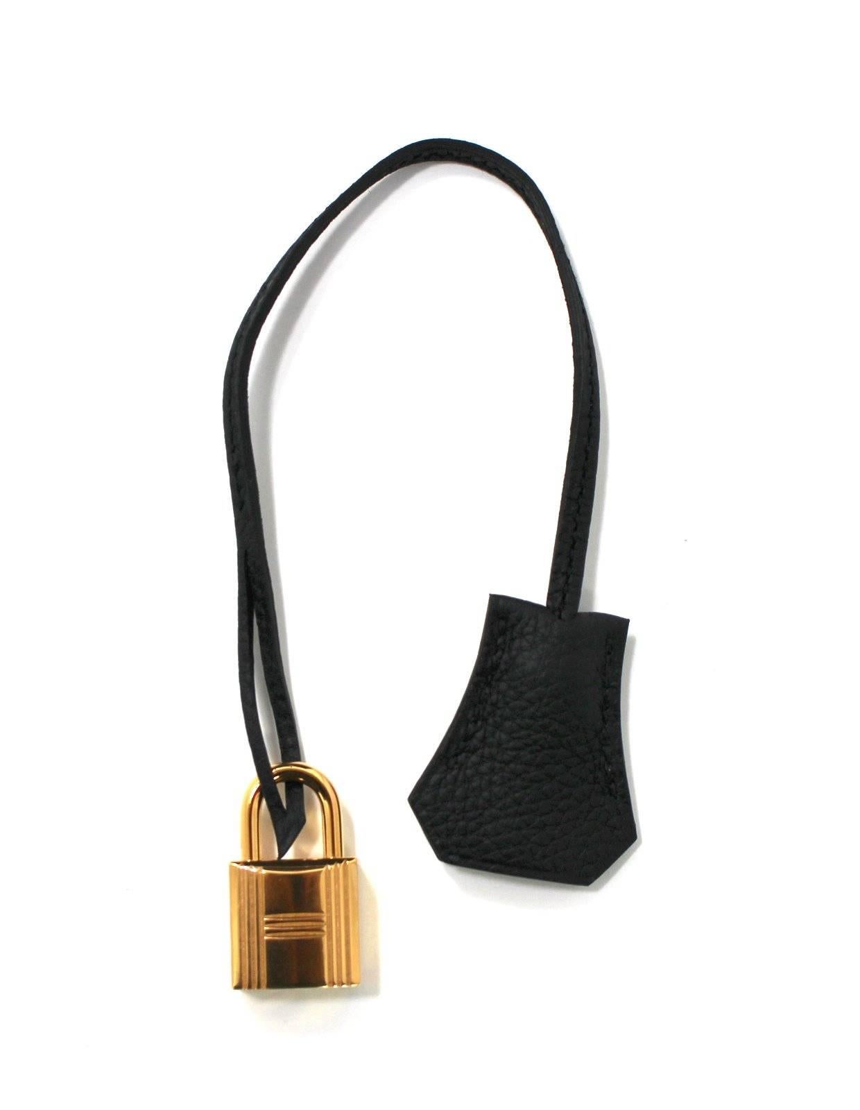 Hermes Black Birkin Bag- 30 cm Togo with Gold HW 5