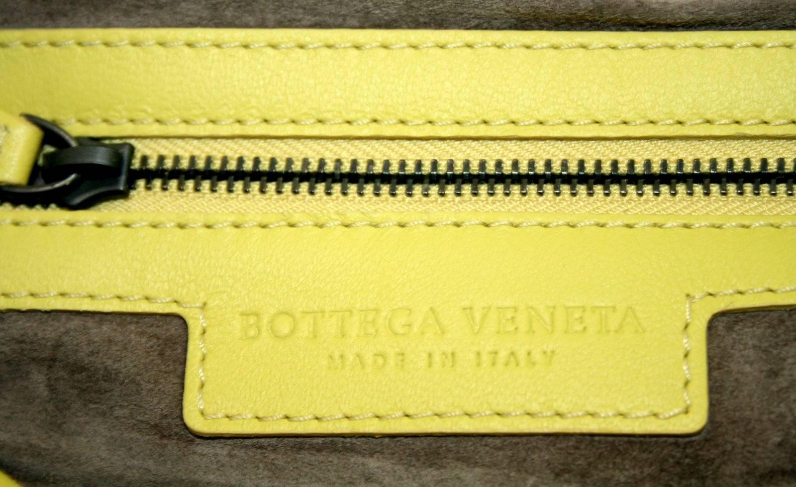 Bottega Veneta Yellow Large Veneta Shoulder Bag 3