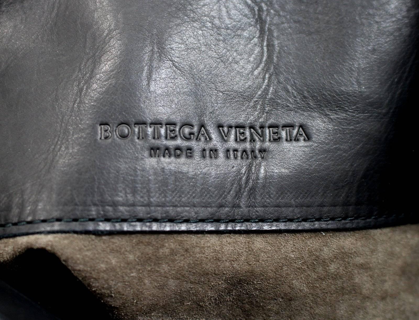 Bottega Veneta Black and Gold Leather Tote Bag 2