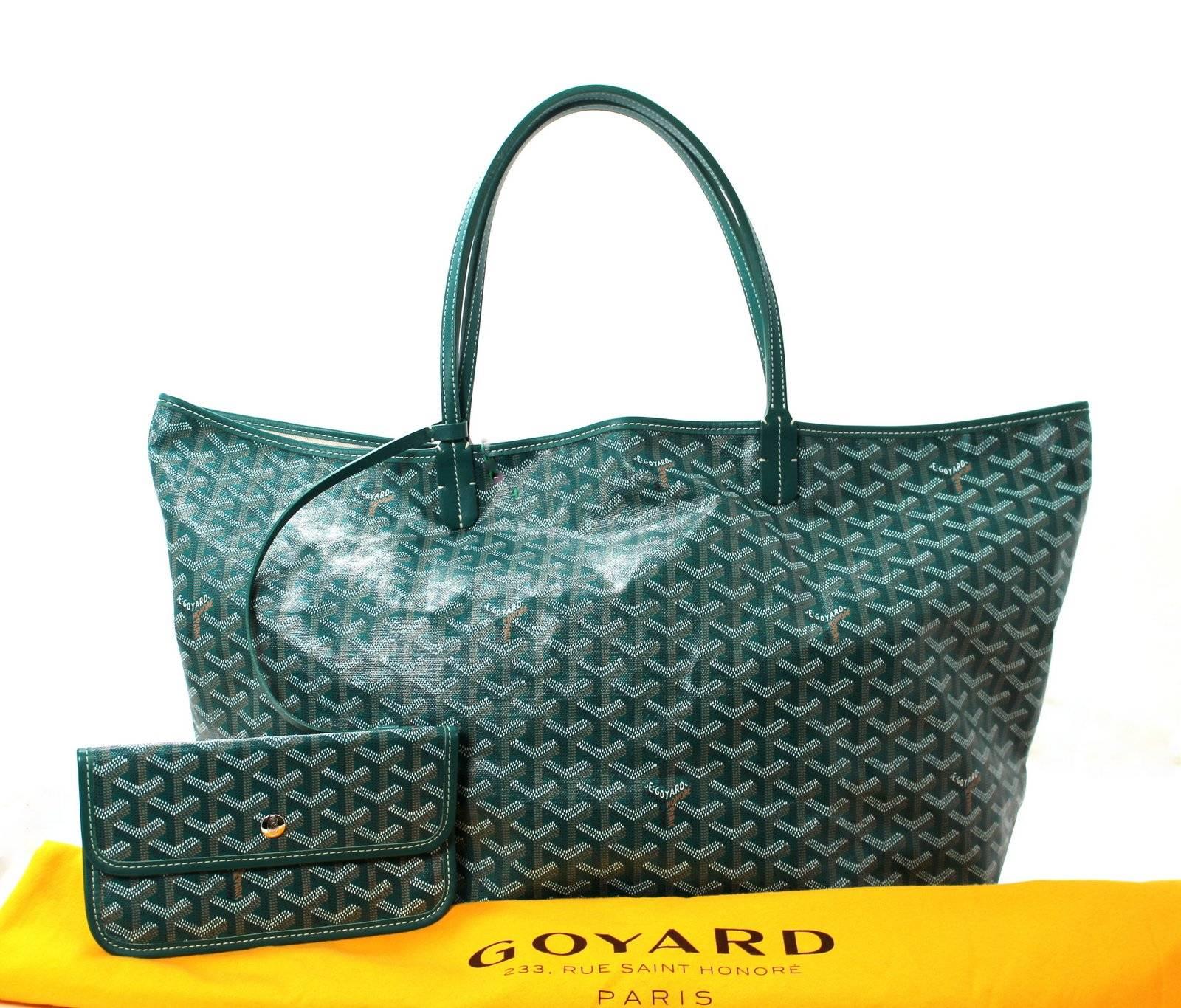 Goyard St. Louis GM Tote in Vert- GREEN color 3