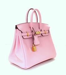 Hermès Rose Sakura PINK Swift 25 cm Birkin with GHW
