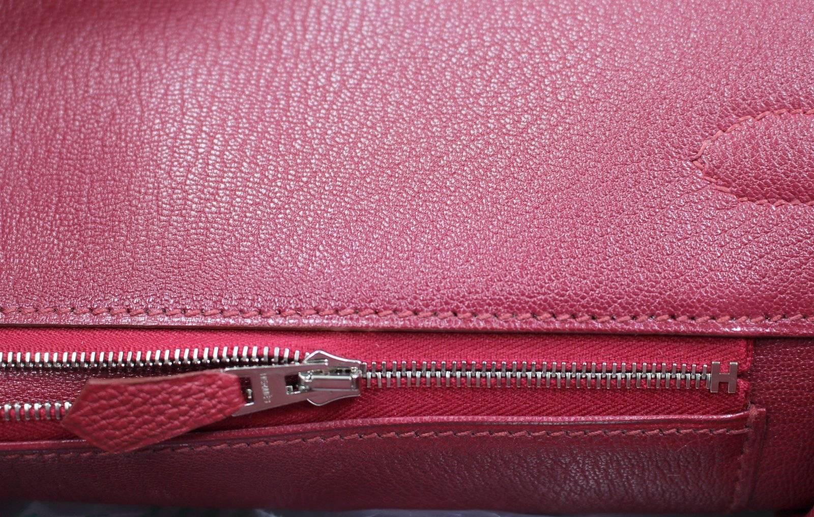 Hermès Rubis Togo Birkin Bag- 35 cm, PHW Ruby Red 1