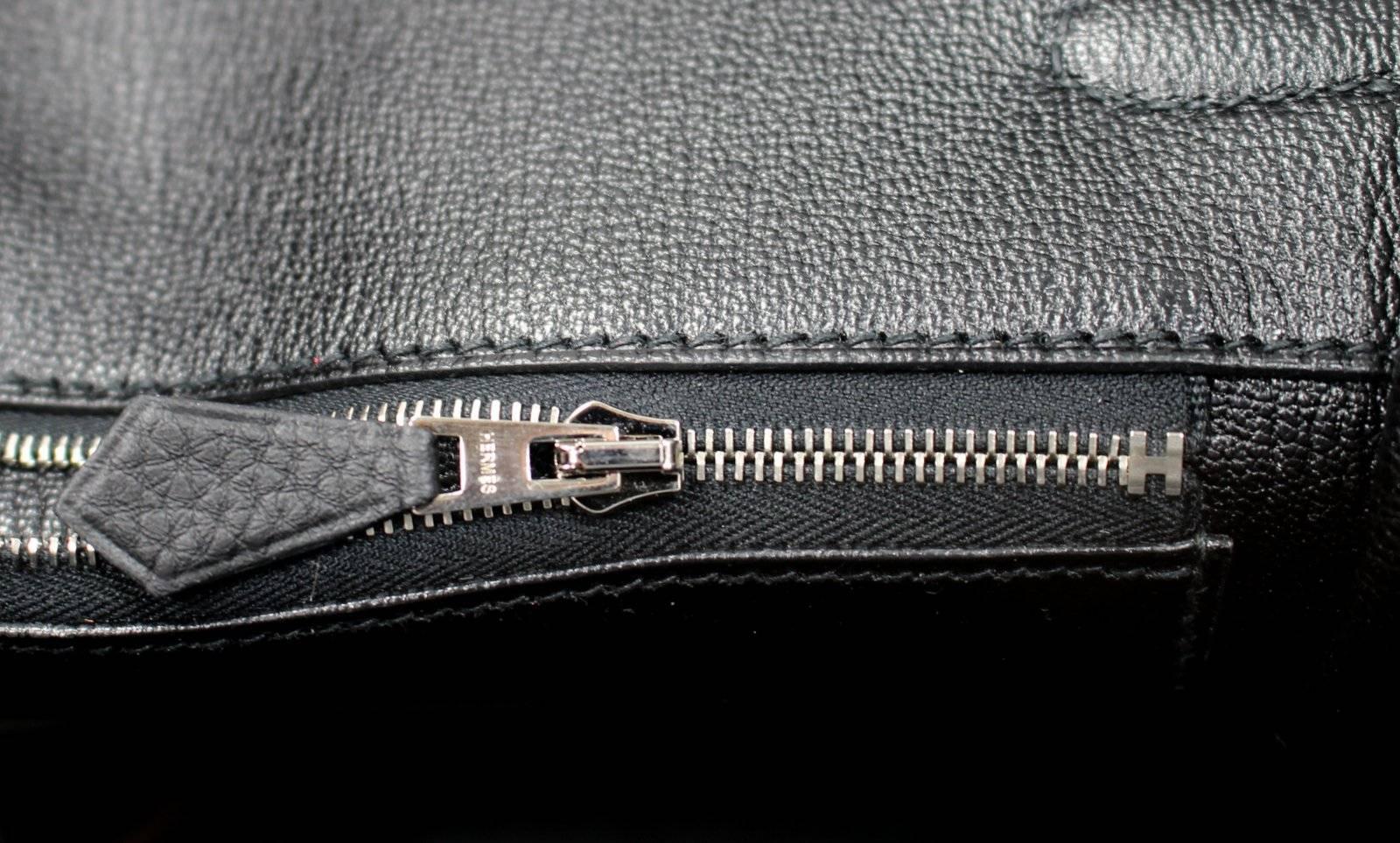 Hermès Black Togo Leather Birkin Bag- PHW, 35 cm size 4