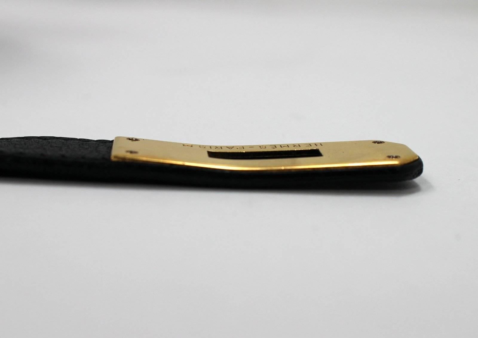 Hermès Black Buffalo Birkin in 40 cm size with Gold Hardware 4