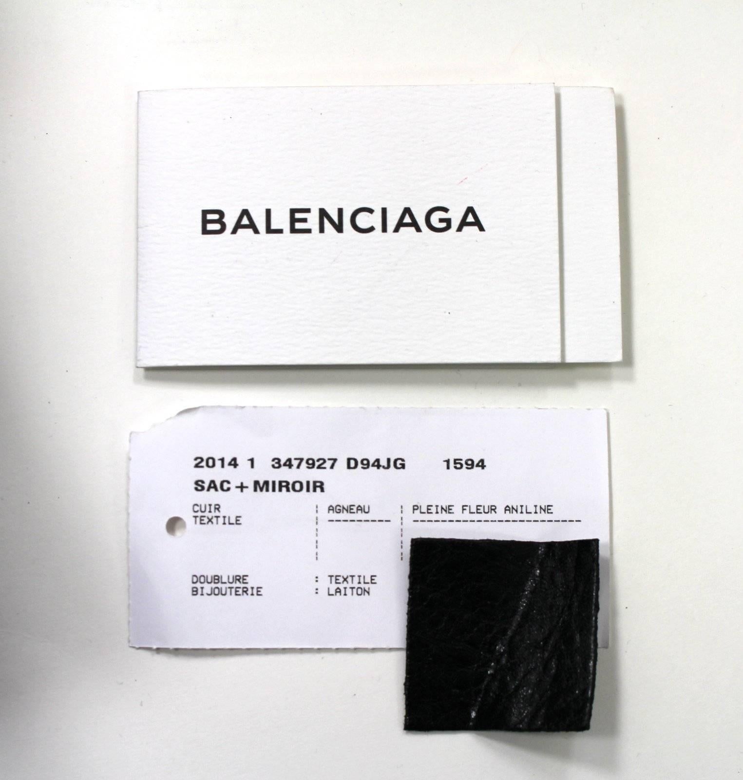 Balenciaga Black Wrinkled Lambskin Giant Monday Tote- GHW 6