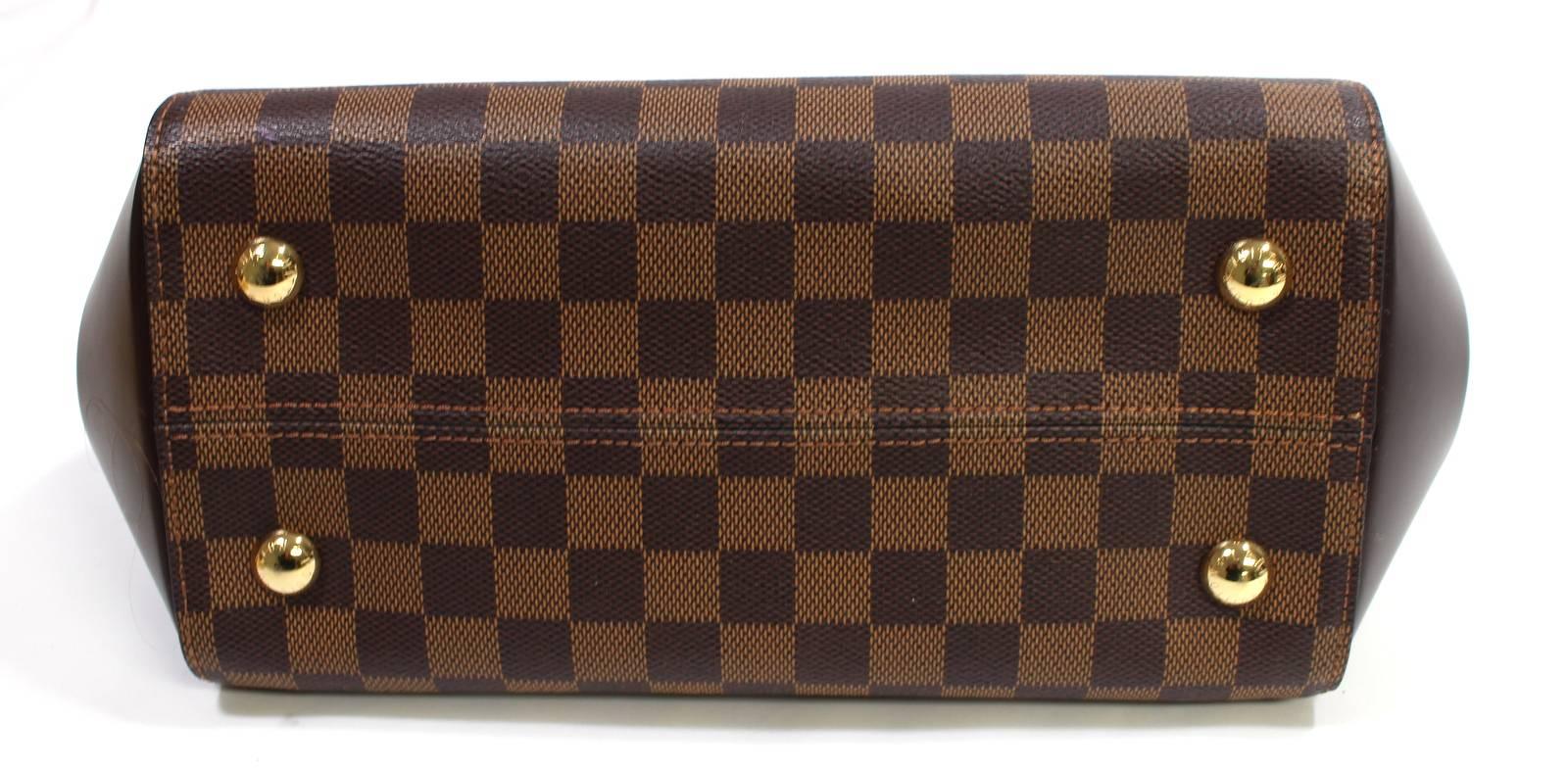 Louis Vuitton Damier Ebene Rivoli BB Bag with Strap In Excellent Condition In New York City & Hamptons, NY