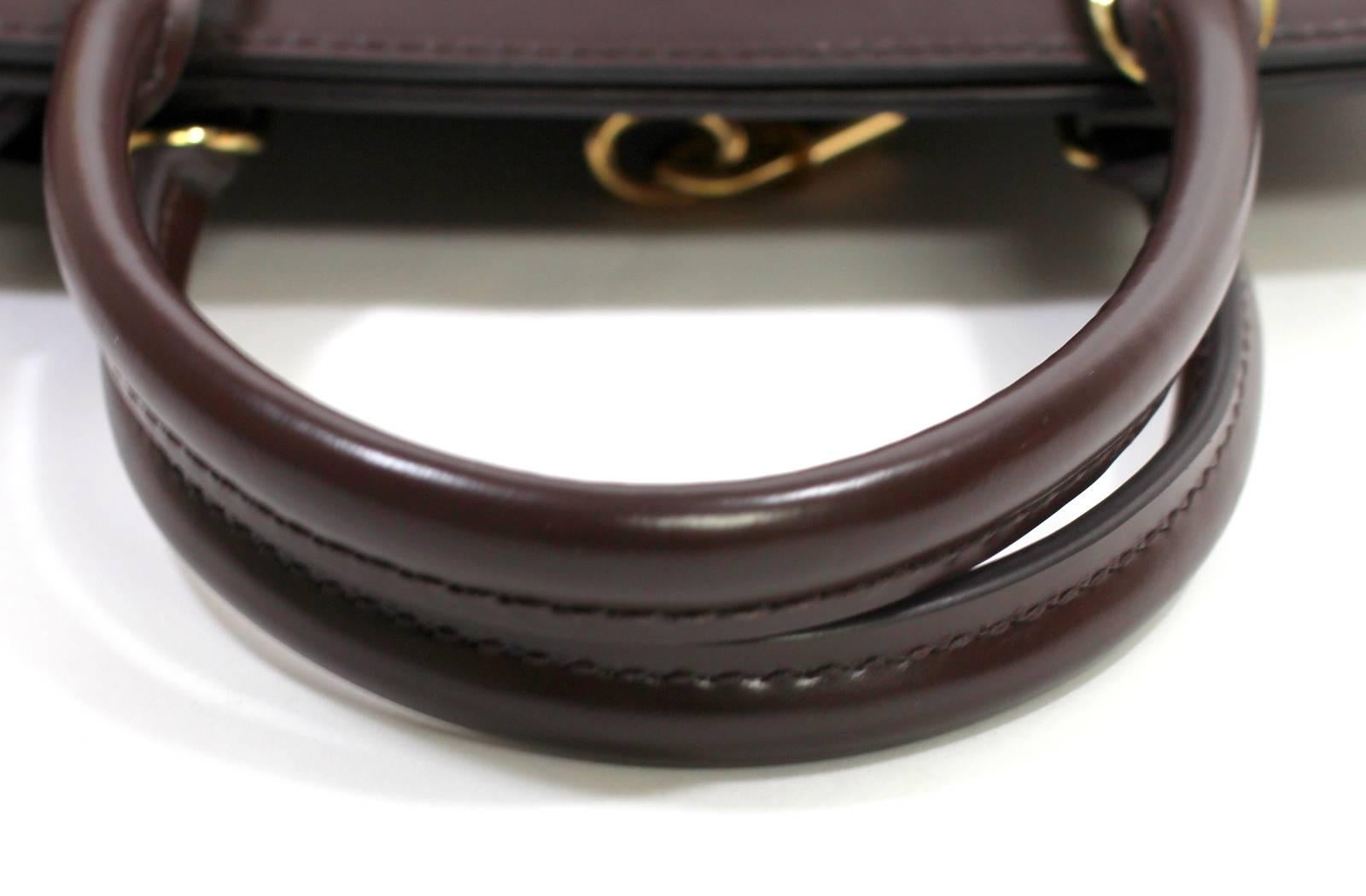 Women's Louis Vuitton Damier Ebene Rivoli BB Bag with Strap