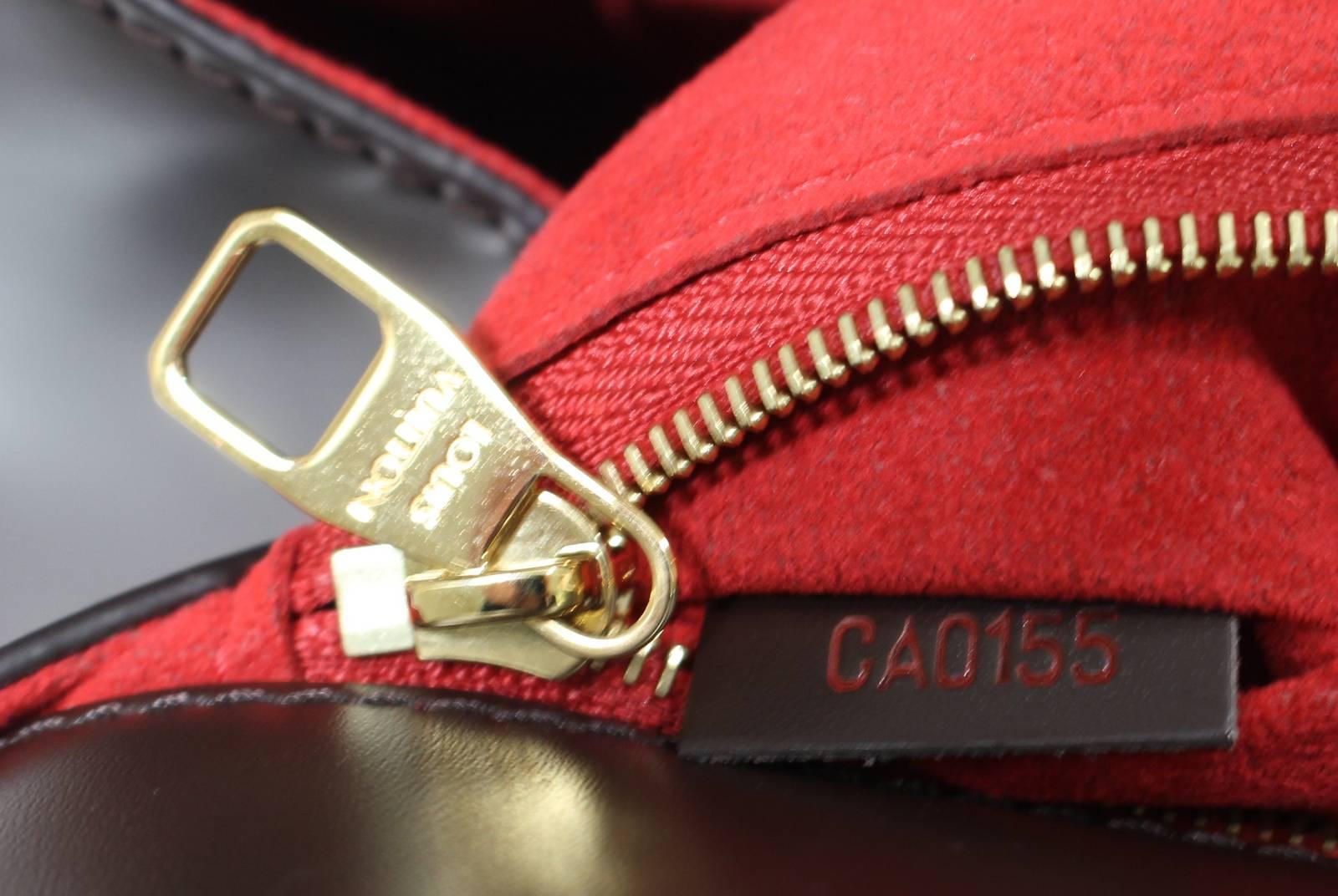 Louis Vuitton Damier Ebene Rivoli BB Bag with Strap 4