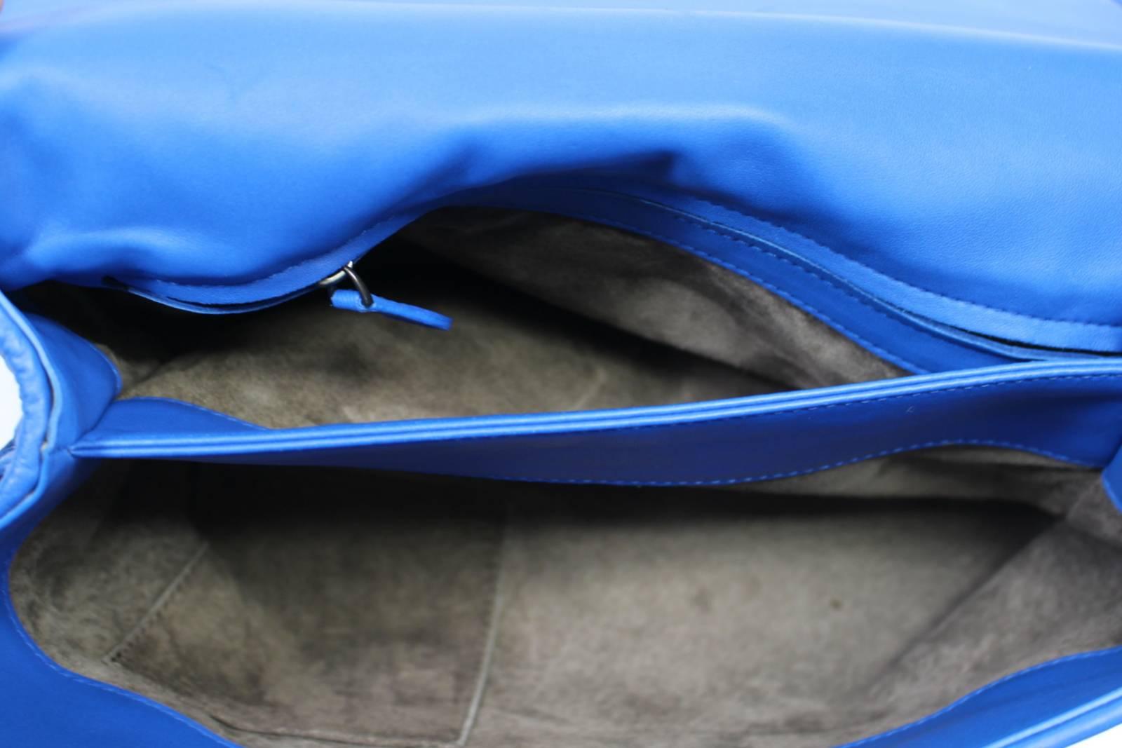 Women's Bottega Veneta Royal Blue Medium Olimpia Bag For Sale