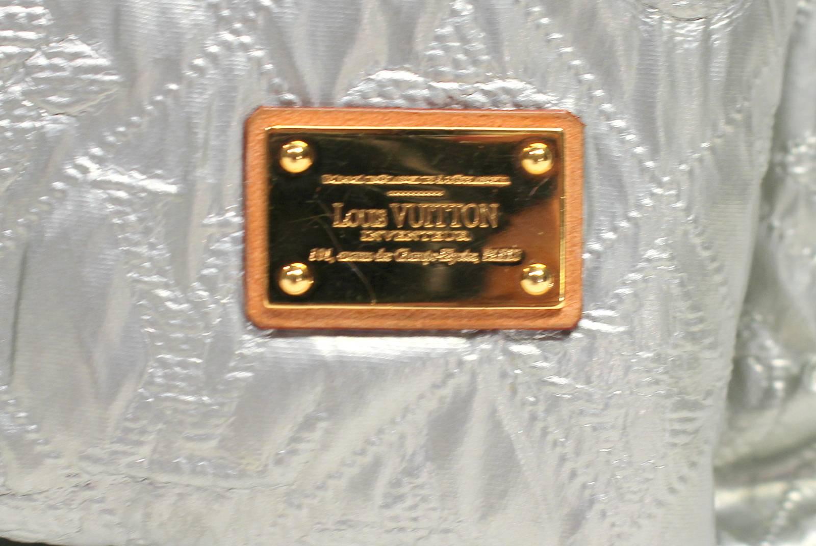 Louis Vuitton Silver Monogram Limelight GM Clutch 1