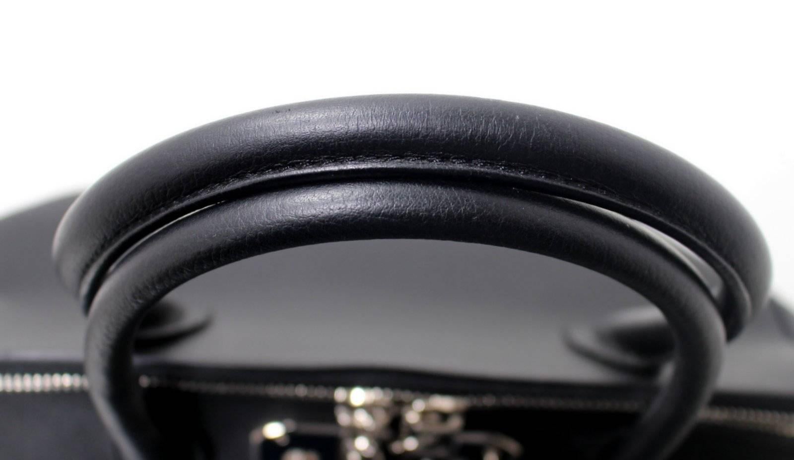 VBH Limited Edition Black Leather Satchel Bag 2