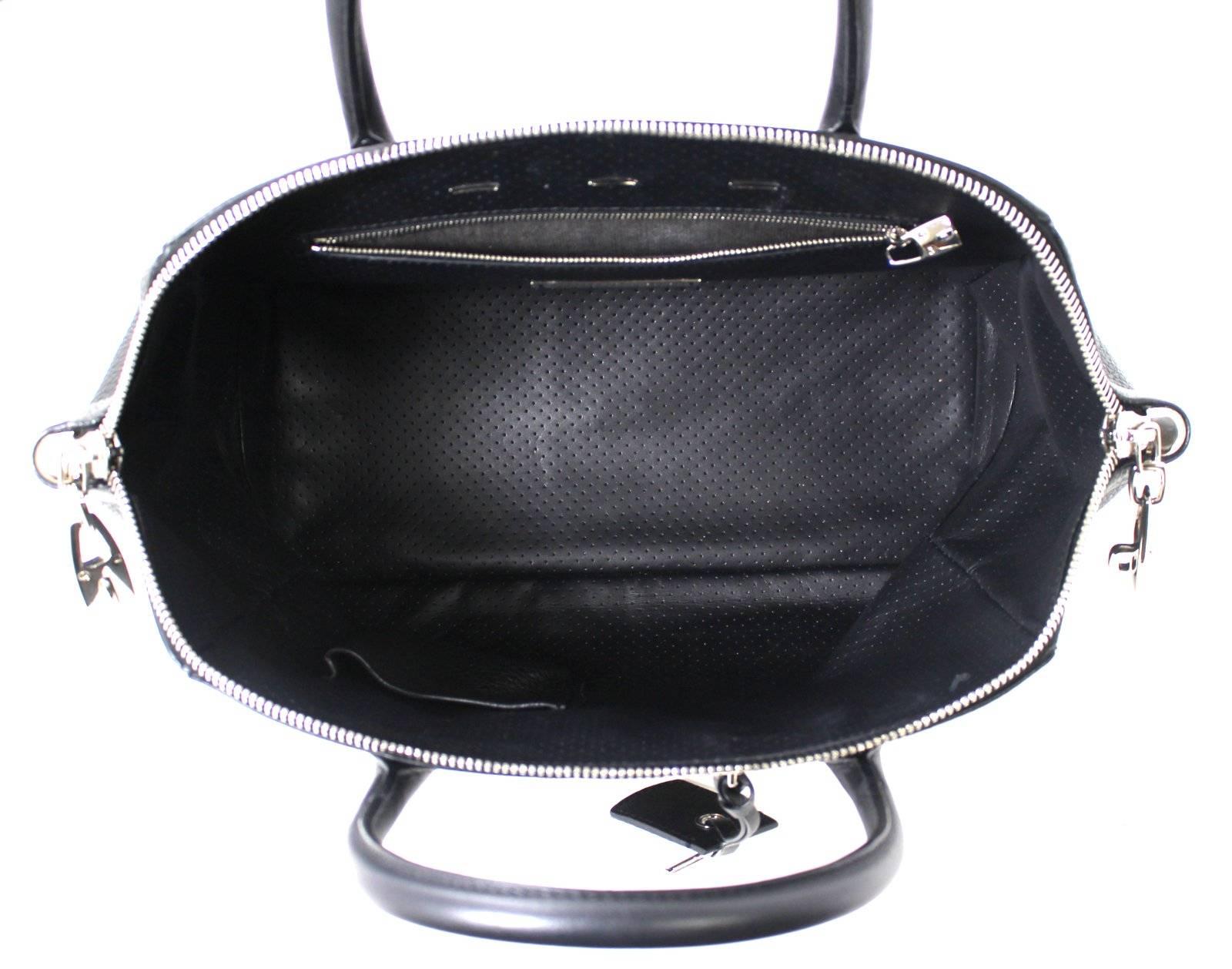 VBH Limited Edition Black Leather Satchel Bag 3