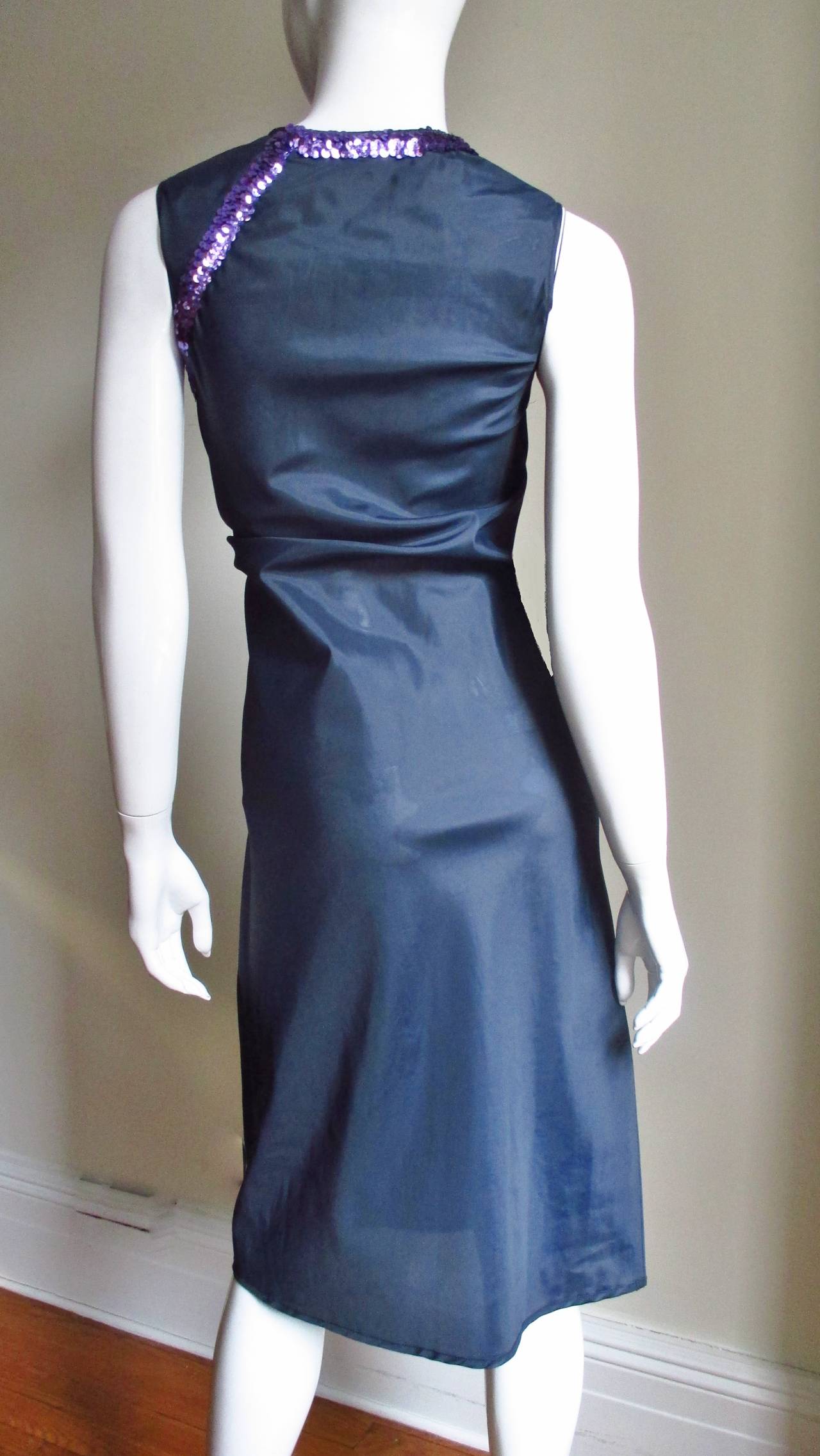 Women's Sublime Vintage Helmut Lang Dress W Sequins