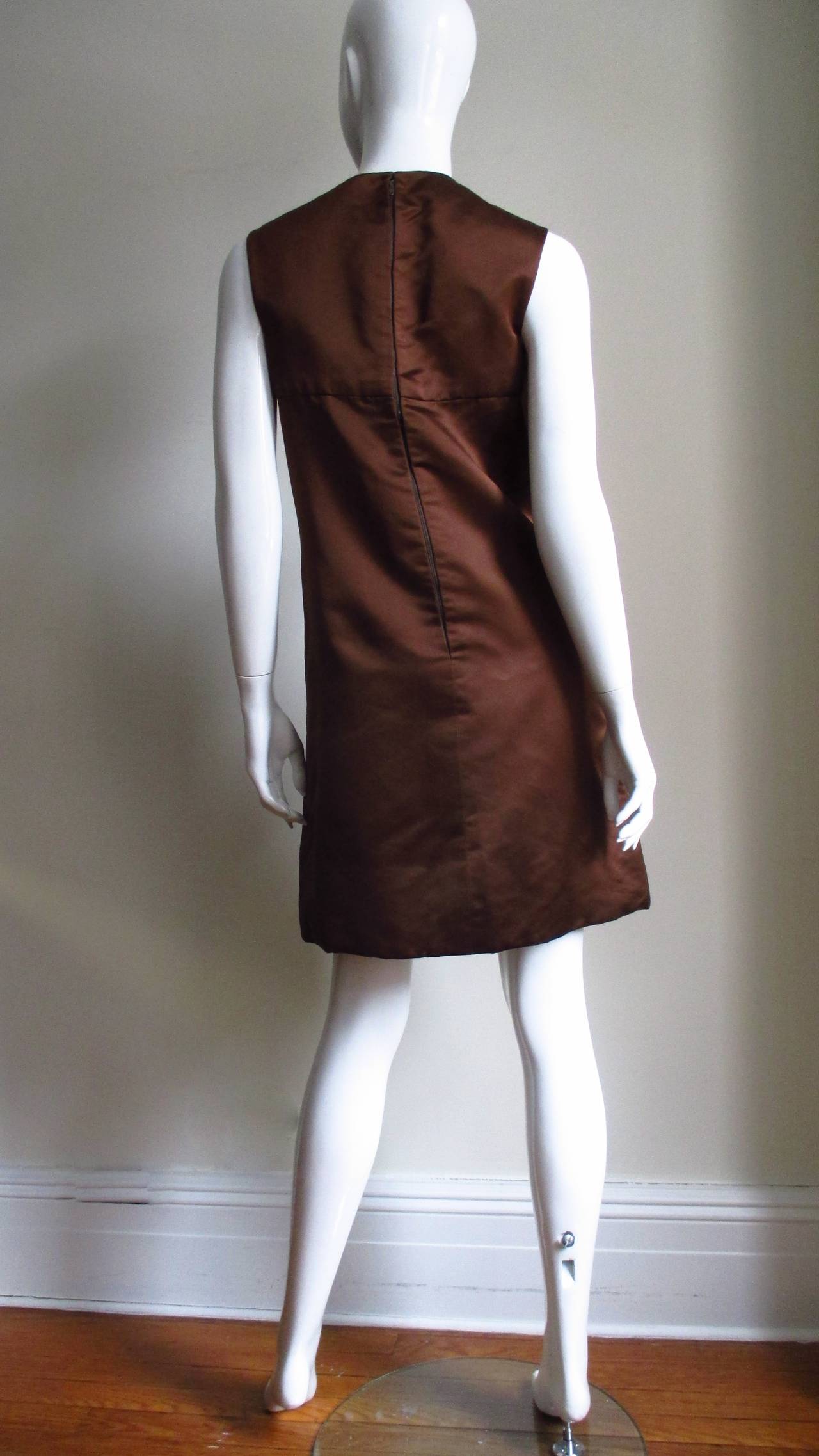 Iconic 1960s Christian Dior Mod Cutout Dress 1