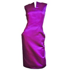 Alexander McQueen Silk Cutout Back Dress 2