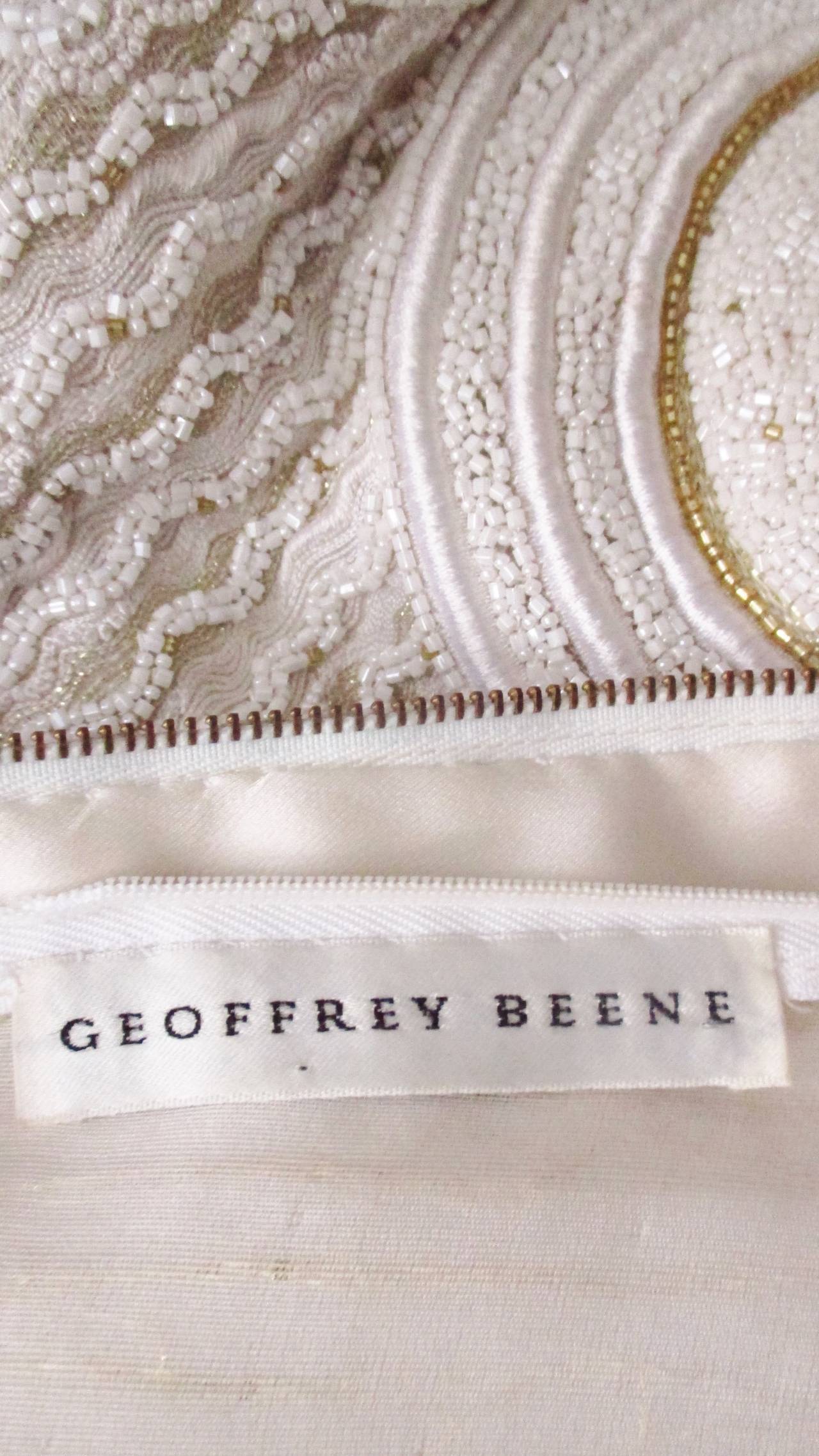 Geoffrey Beene ' Work Of Art ' Beaded Dress 5