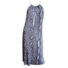 Iconic Tom Ford For Gucci Python Print Jersey Dress 8