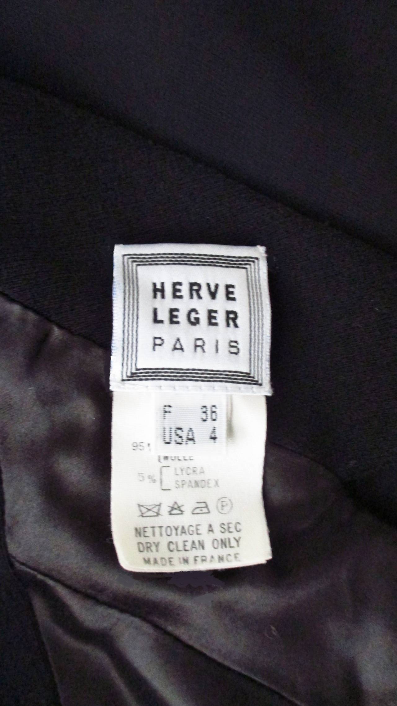 Hervé Léger - Robe avec découpes dans le dos en vente 11