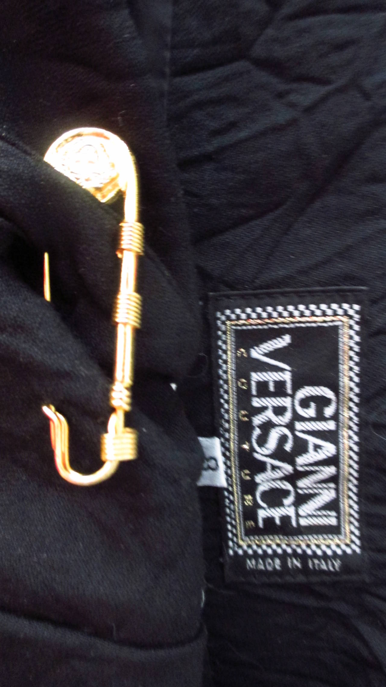 1990s Iconic Gianni Versace Safety Pin Skirt 5