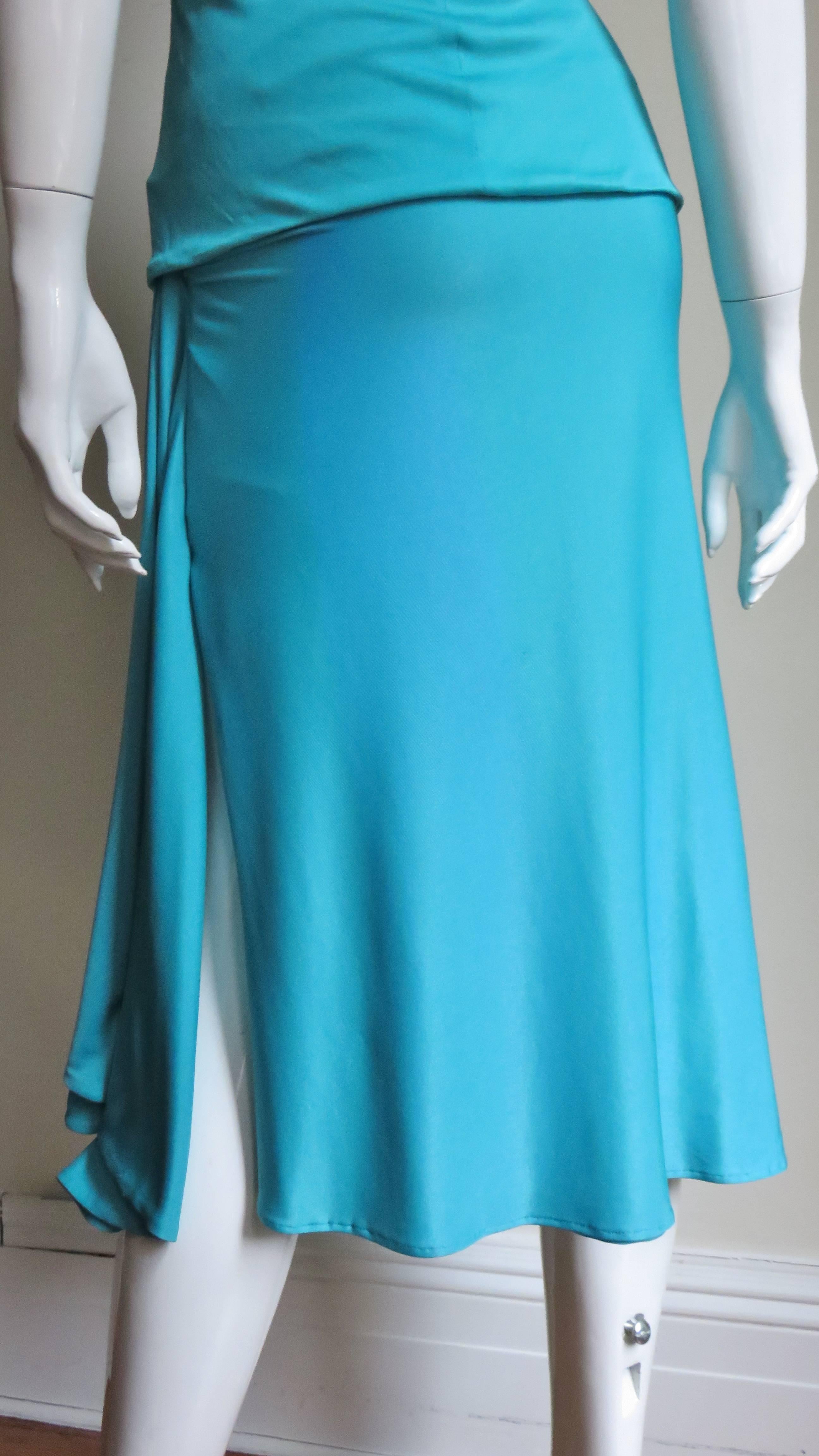 Vintage Gianni Versace Plunge Halter Dress 3