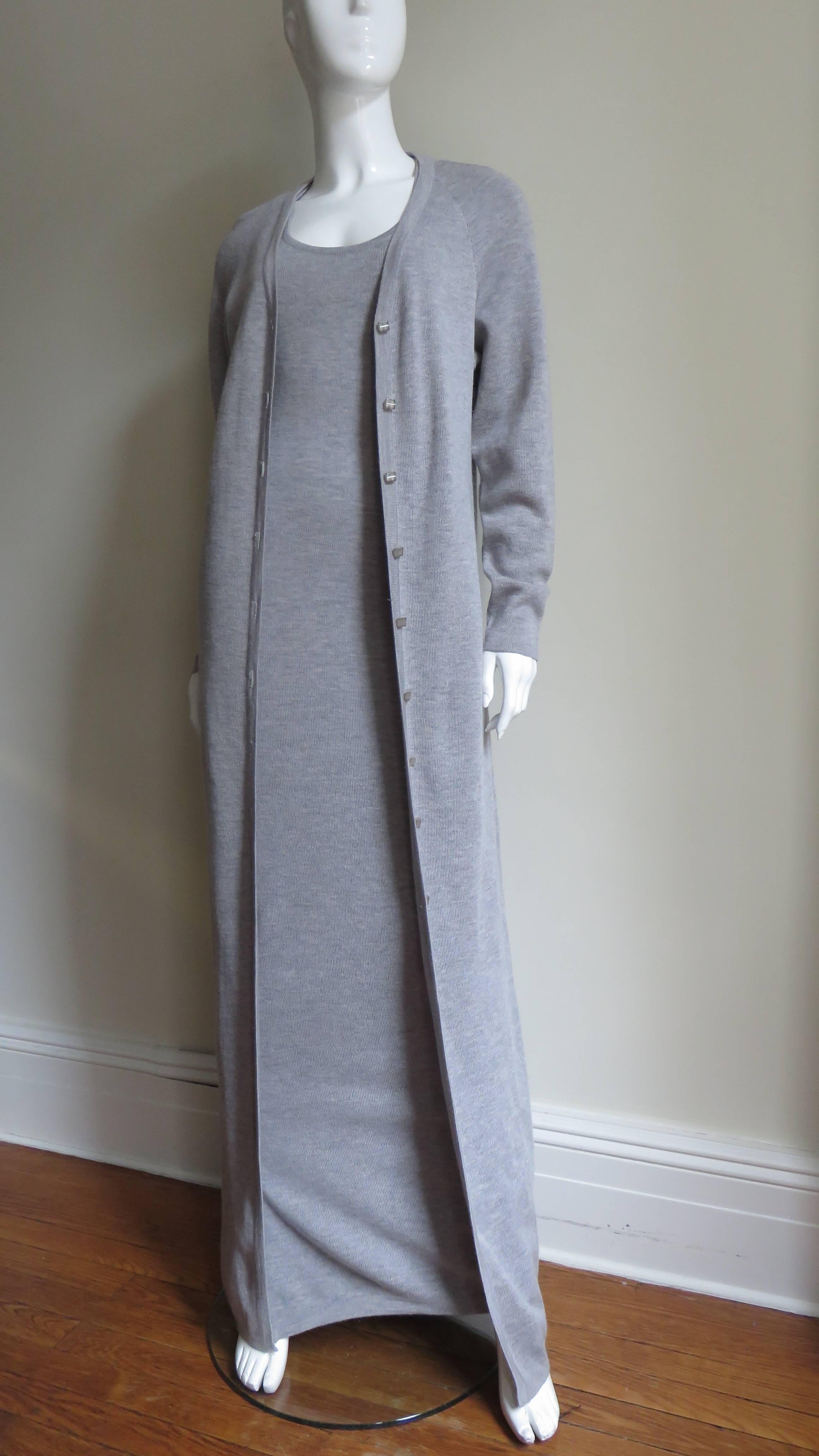 Women's Fabulous Early Michael Kors Maxi Cardigan & Dress