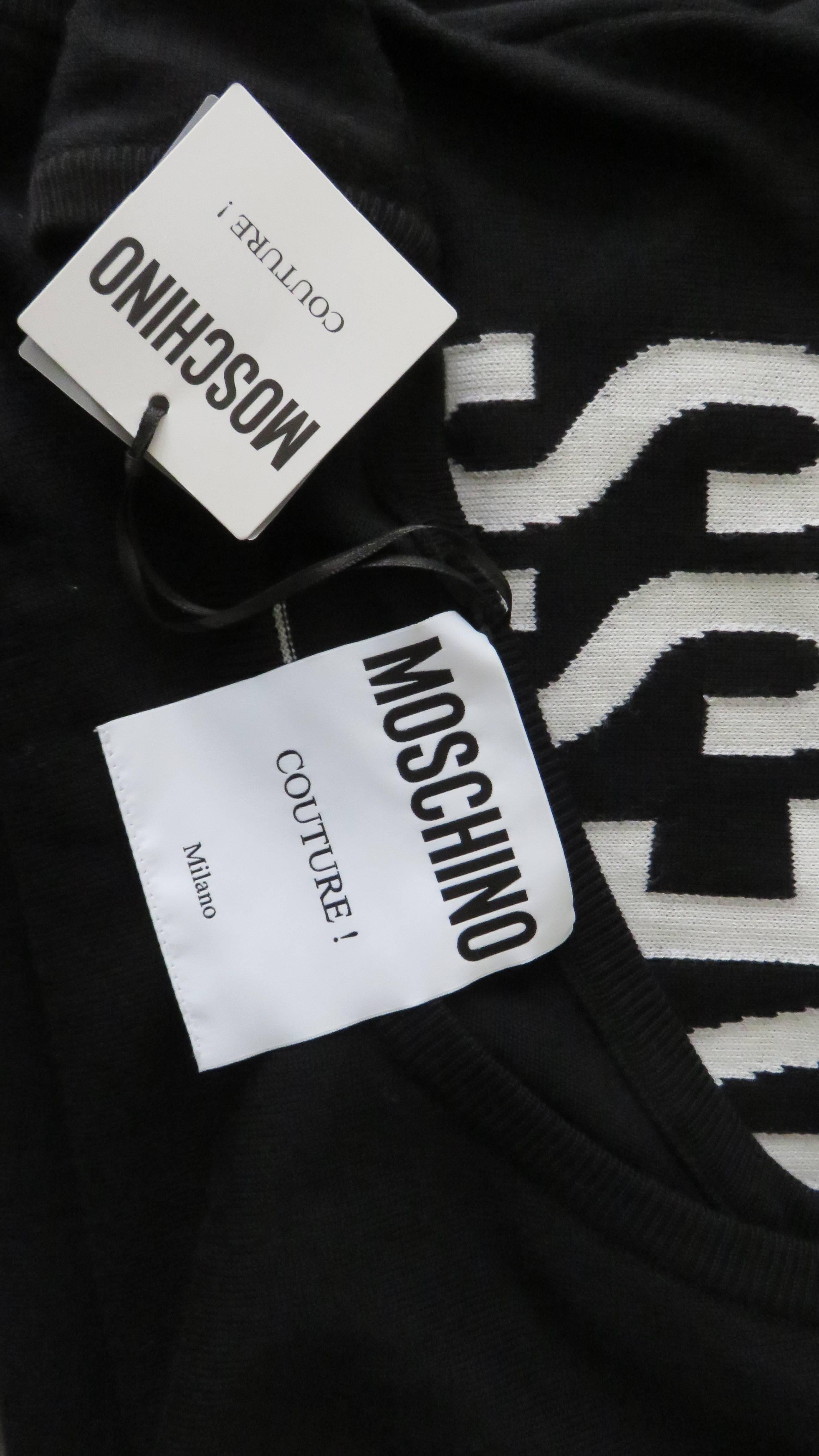 Moschino Couture ' LITTLE BLACK DRESS ' 3