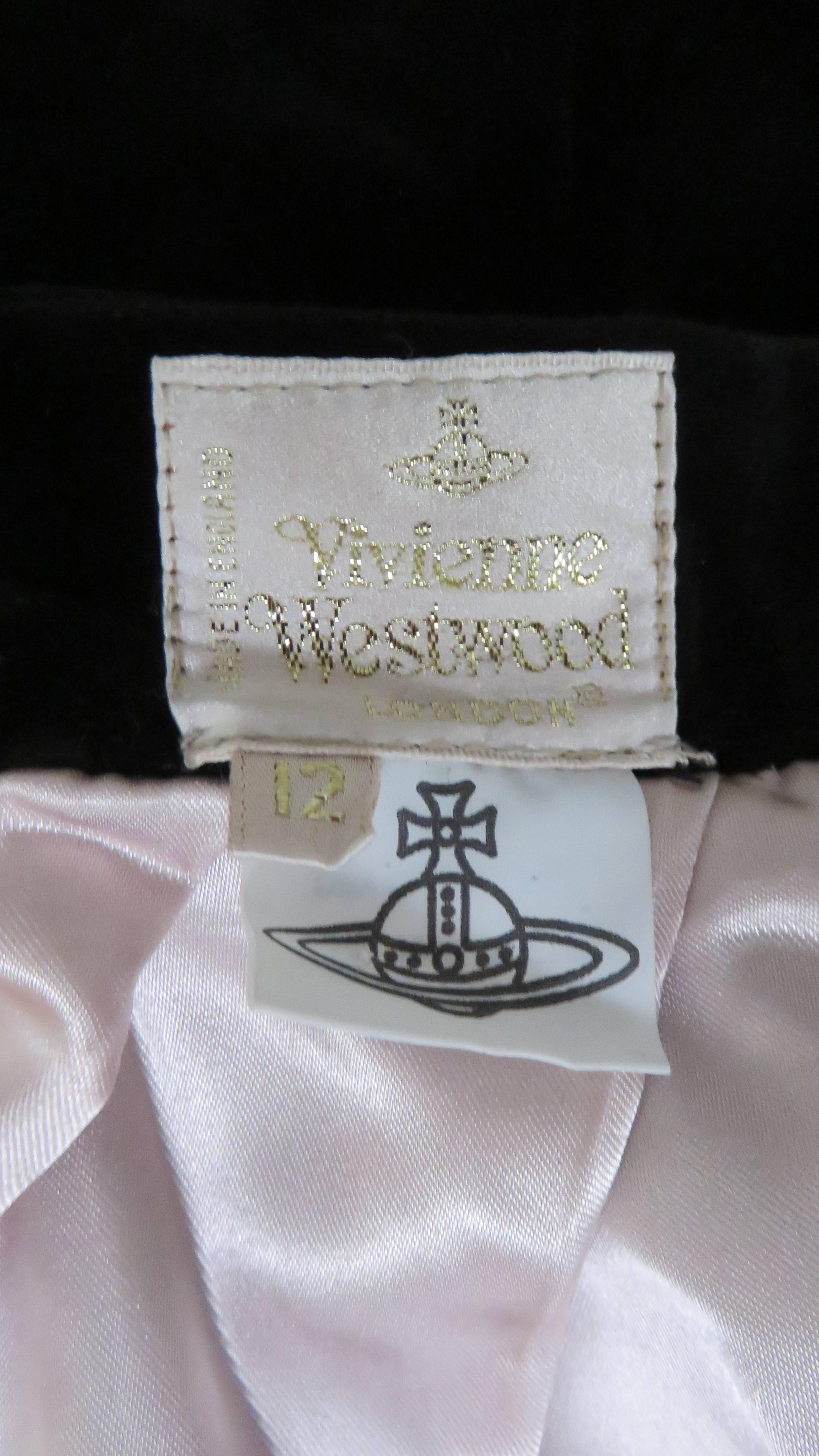 Women's Vivienne Westwood Gold Label Velvet Skirt