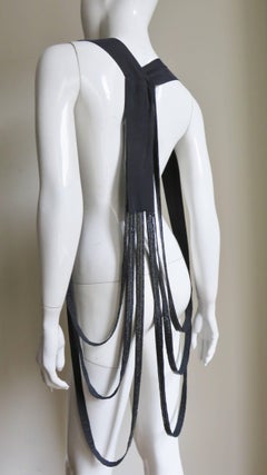 Rozae Nichols Chain Mail Metal Mesh Body Jewelry Vest