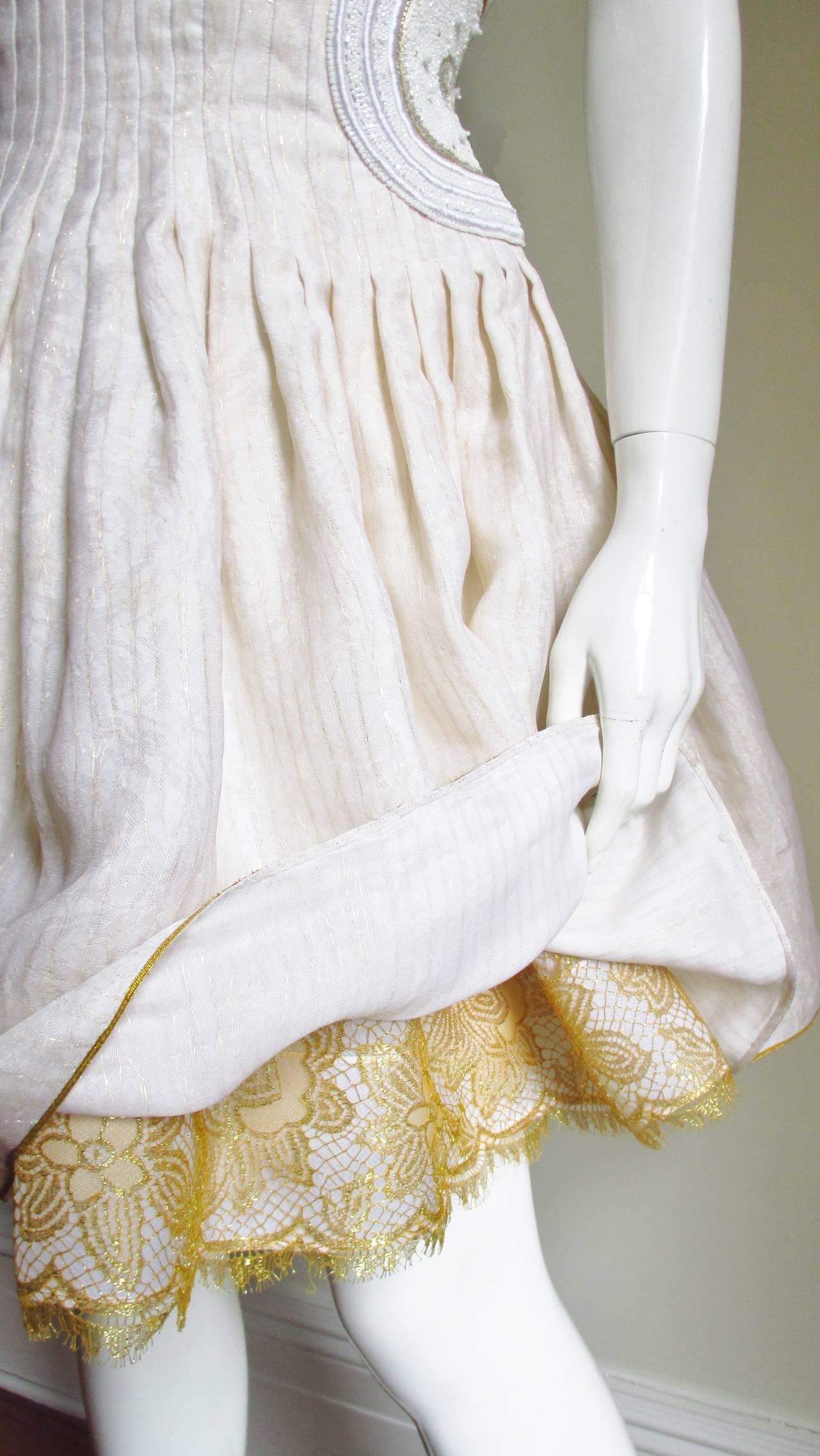 Geoffrey Beene ' Work Of Art ' Beaded Dress 1