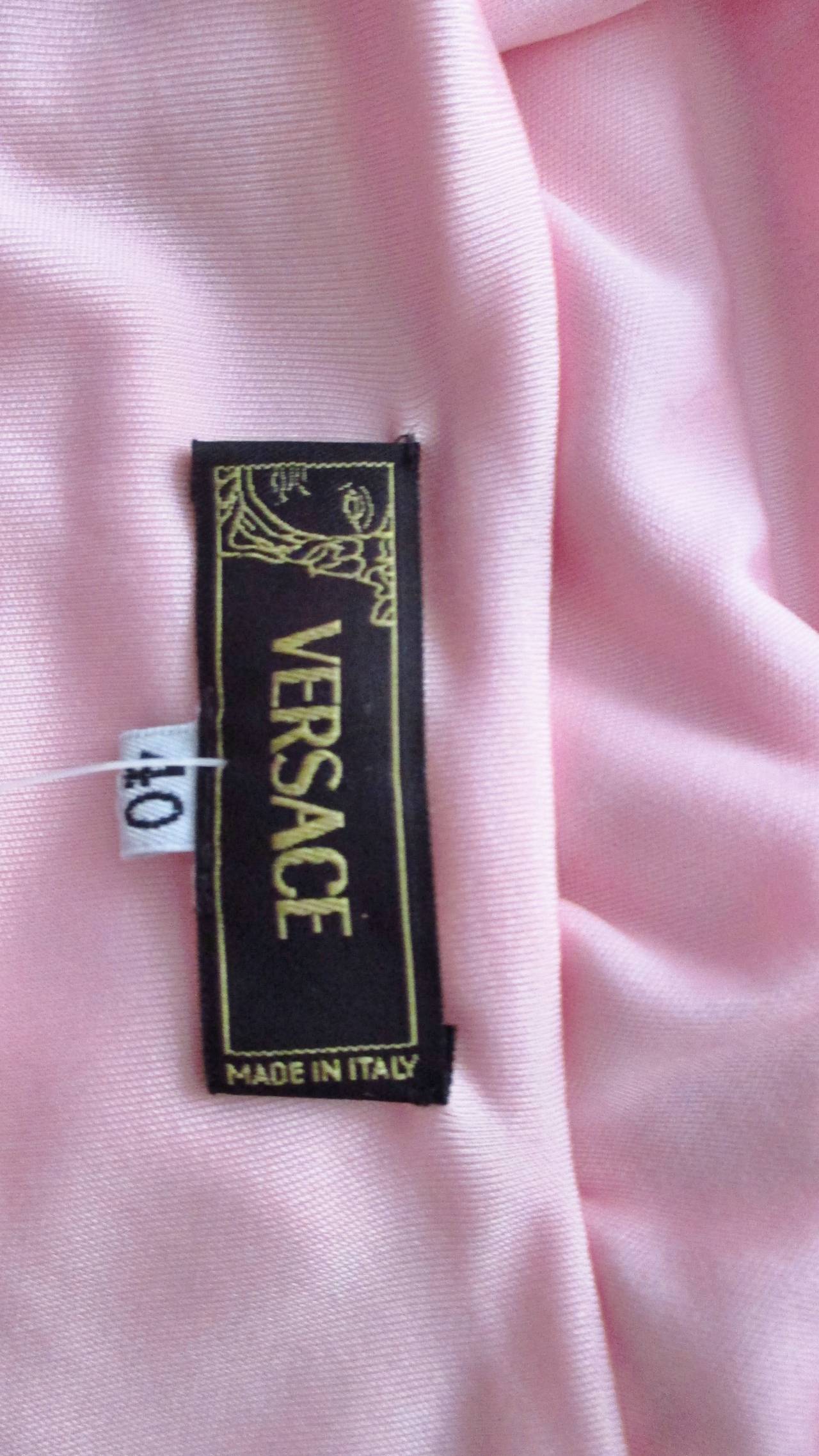Versace Silk Plunge Halter 6