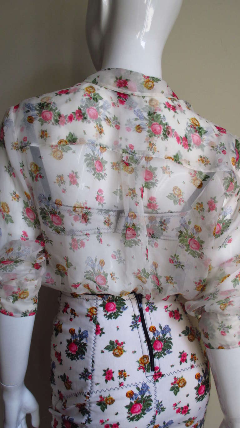 Dolce & Gabbana Corset Skirt, Shirt & Bra Set 2