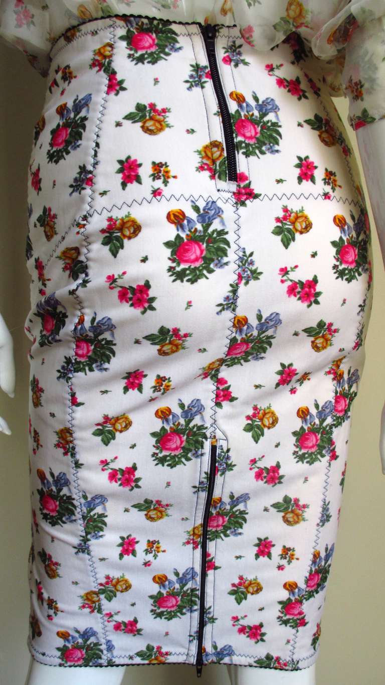 Dolce & Gabbana Corset Skirt, Shirt & Bra Set 3