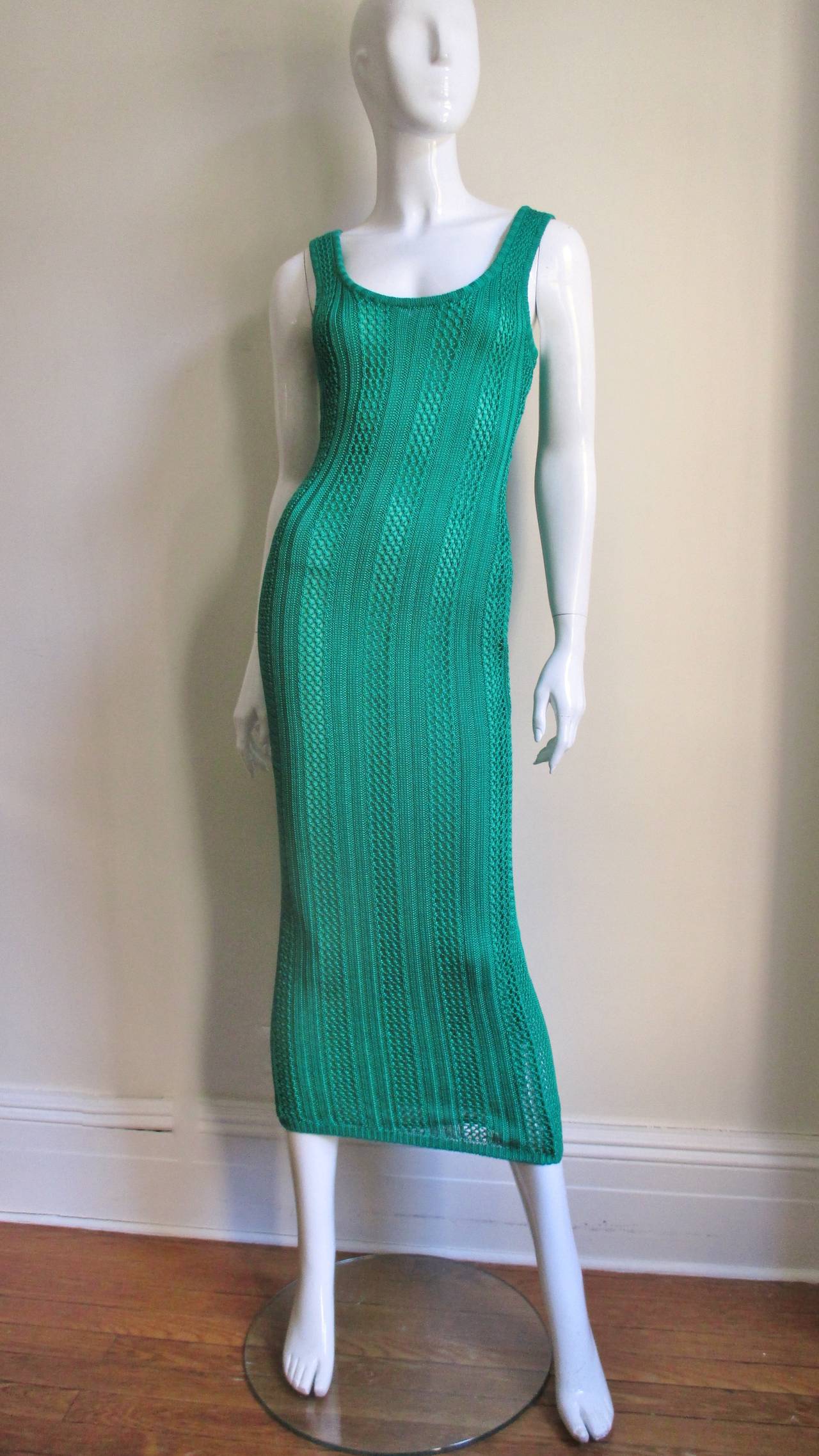 Gianni Versace Couture Silk Knit Dress 1
