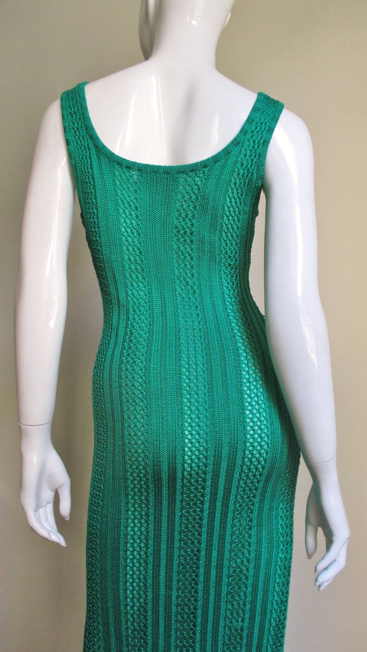 Gianni Versace Couture Silk Knit Dress 2