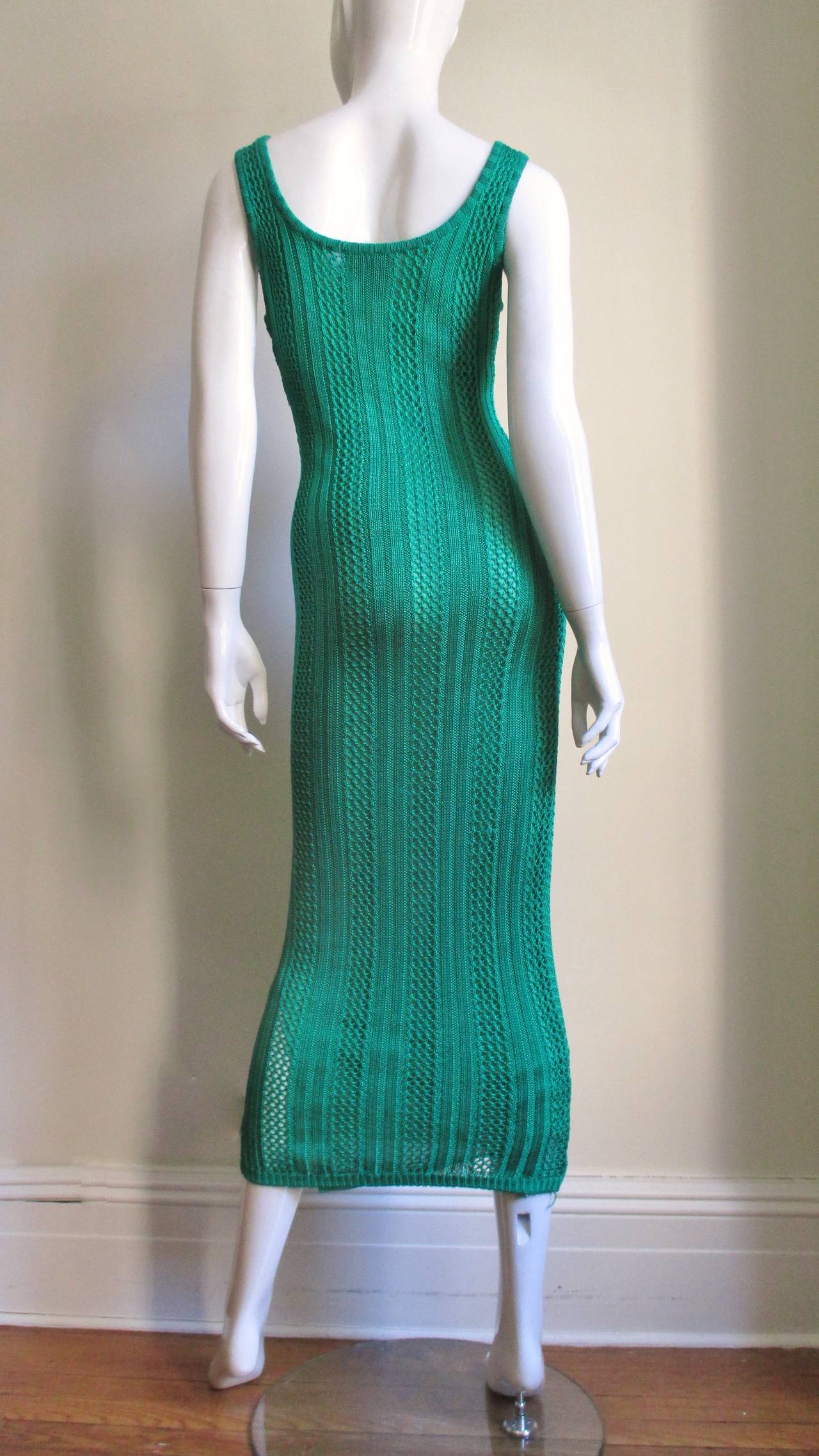Gianni Versace Couture Silk Knit Dress 4