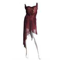 Vintage Ethereal Jean Paul Gaultier Draped Corset Dress