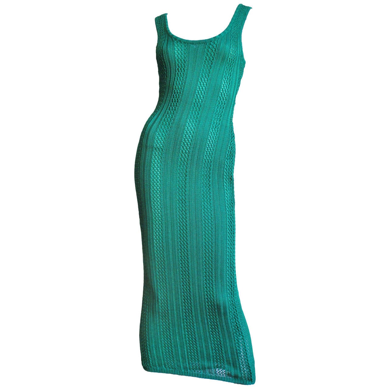 Gianni Versace Couture Silk Knit Dress