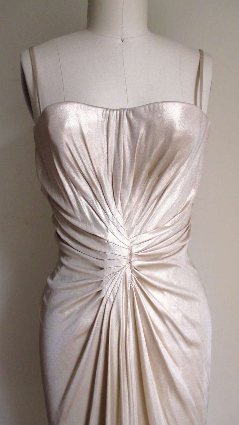 Christian Dior Ruched Corset Bustier Dress 4