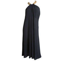 Alexander McQueen Beaded Collar Halter Dress 8
