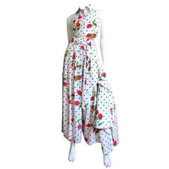 Patrick Kelly Ad Campaign Halter, Palazzo Pants & Jacket 1
