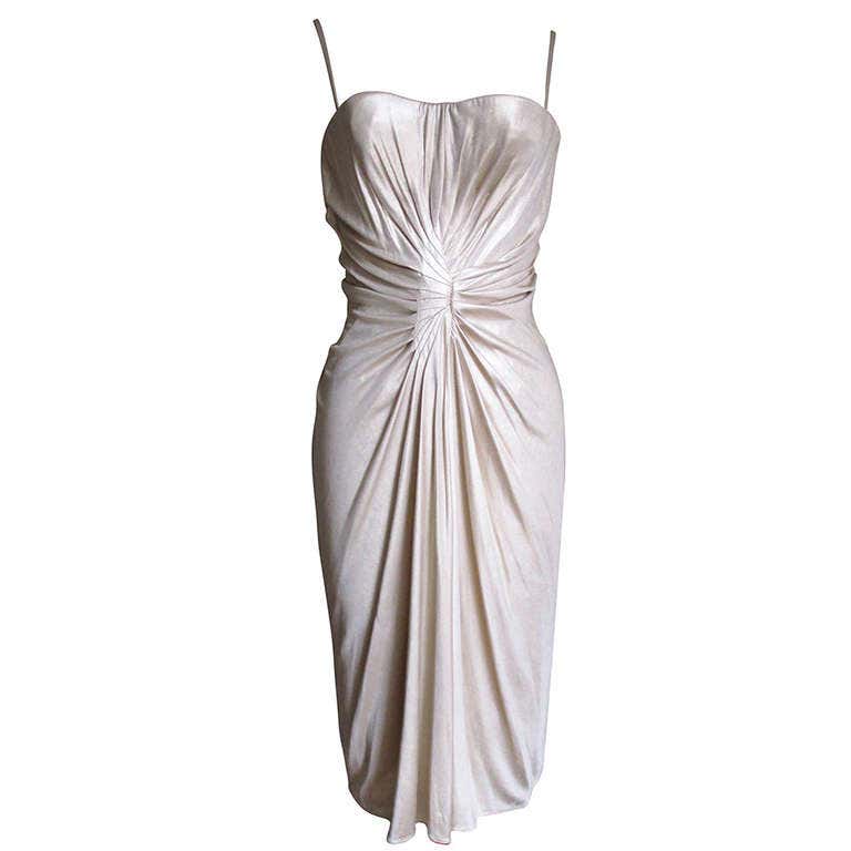 Christian Dior Ruched Corset Bustier Dress at 1stDibs | bustier dress ...