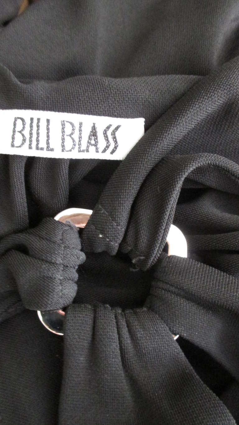 1980s Bill Blass Cross Back Dress 9