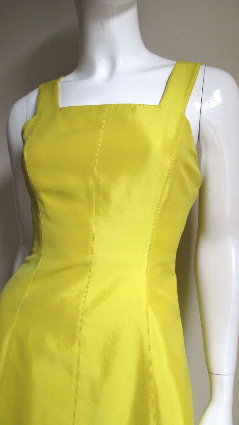 Claude Montana Sculptural Dress with Cutout Back  In Good Condition In Water Mill, NY