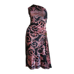 Vintage Gianni Versace Silk Skirt/Top With Hardware 4