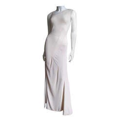 Christian Dior Seam Detail Silk Gown 11