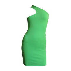 Gianni Versace One Shoulder Bodycon Dress