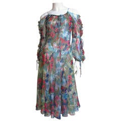 Giorgio Sant'Angelo 1970's Cold Shoulder Dress 4