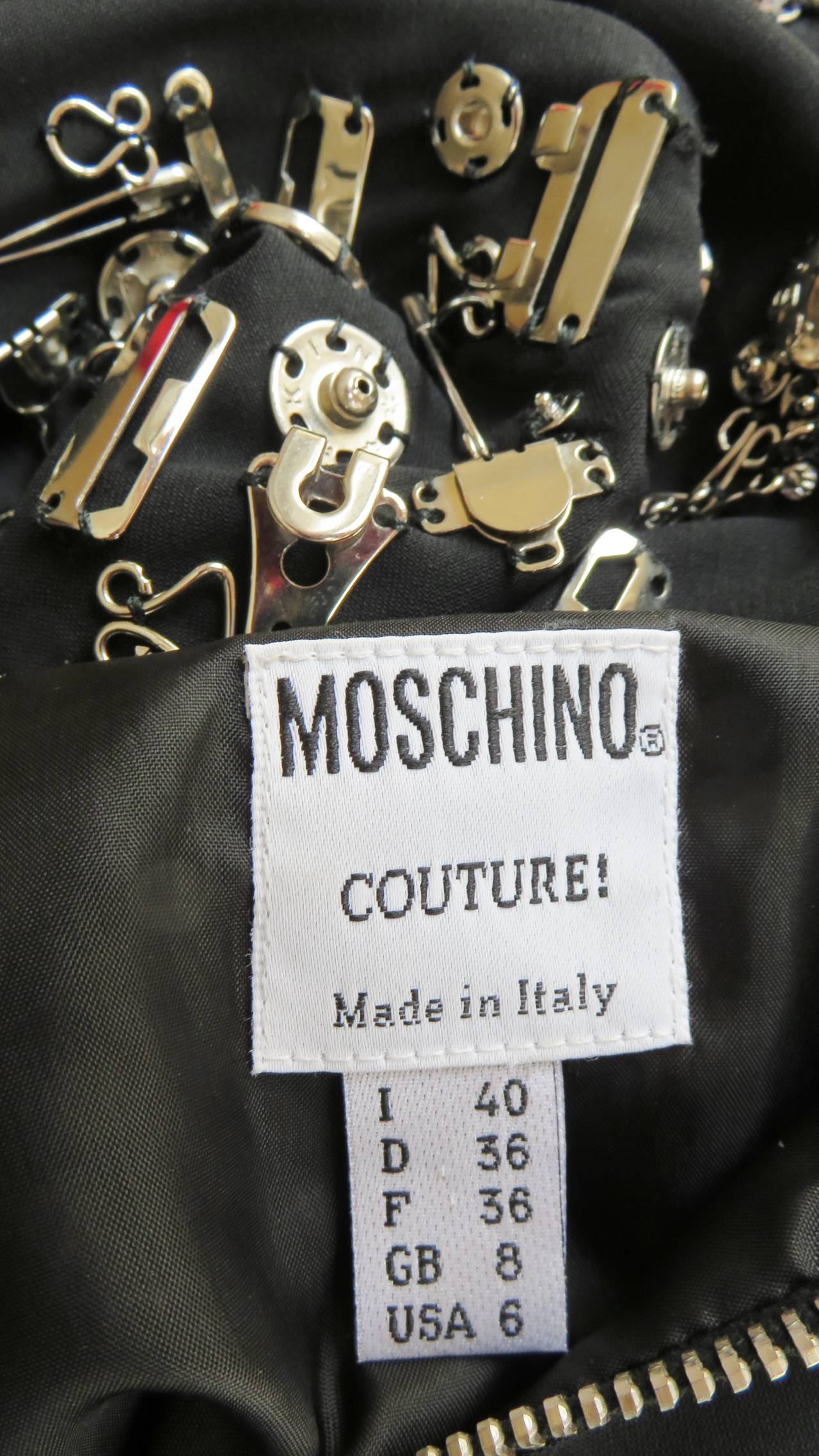 Moschino Couture Dress with Hardware 11