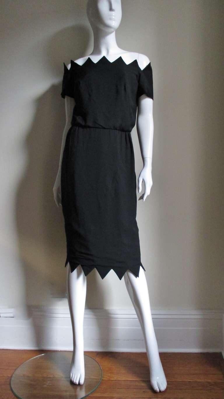 Howard Greer 1950's Wiggle Dress W Points 1